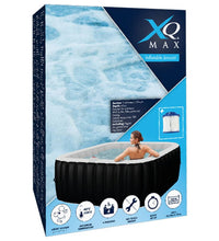 XQ Max Aufblasbarer Whirlpool 145x145x65 cm Schwarz und Weiß