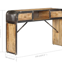 Sideboard 120 x 30 x 75 cm Mango-Massivholz