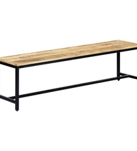 Esszimmerbank 160 cm Massives Raues Mangoholz