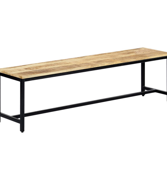 Esszimmerbank 160 cm Massives Raues Mangoholz