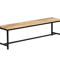 Esszimmerbank 160 cm Massives Raues Mangoholz