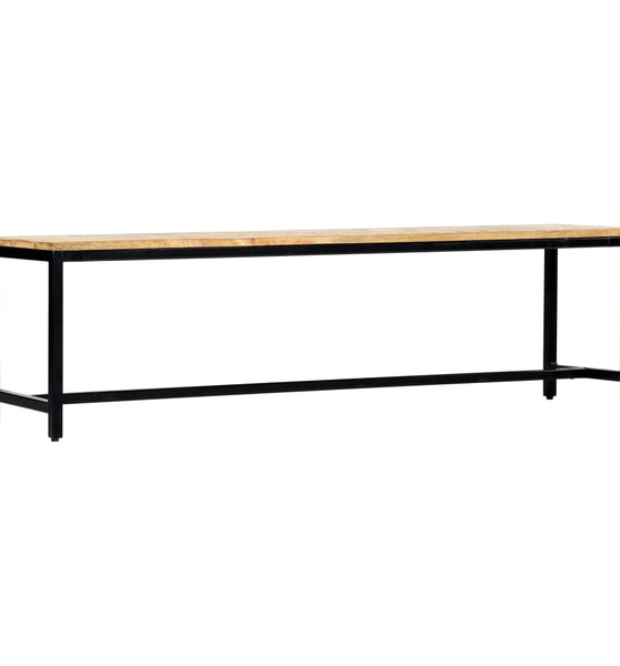 Esszimmerbank 160 cm Massives Raues Mangoholz