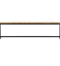 Esszimmerbank 160 cm Massives Raues Mangoholz