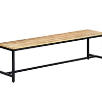 Esszimmerbank 160 cm Massives Raues Mangoholz