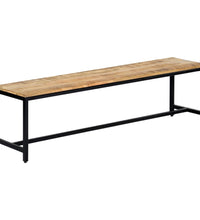 Esszimmerbank 160 cm Massives Raues Mangoholz