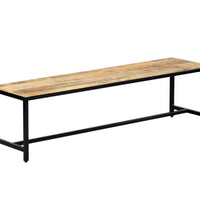 Esszimmerbank 160 cm Massives Raues Mangoholz