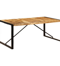 Esstisch 200×100×75 cm Massivholz Mango