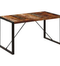 Esstisch 140x70x75 cm Altholz Massiv