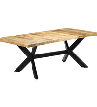 Esstisch 200×100×75 cm Massivholz Mango