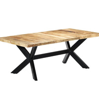 Esstisch 200×100×75 cm Massivholz Mango