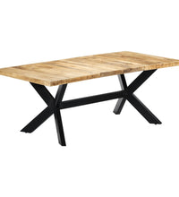 Esstisch 200×100×75 cm Massivholz Mango