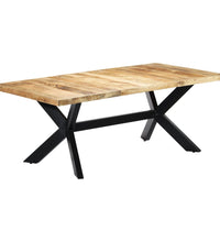 Esstisch 200×100×75 cm Massivholz Mango