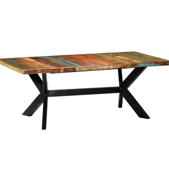 Esstisch 200x100x75 cm Altholz Massiv