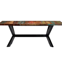 Esstisch 200x100x75 cm Altholz Massiv