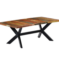 Esstisch 200x100x75 cm Altholz Massiv