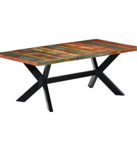 Esstisch 200x100x75 cm Altholz Massiv