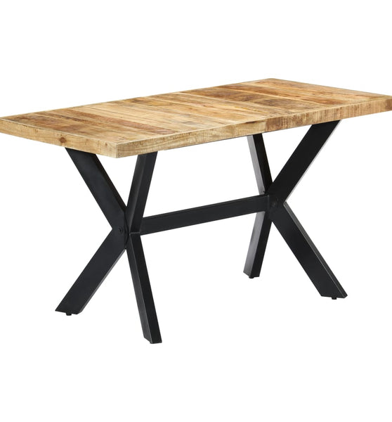 Esstisch 140x70x75 cm Raues Mangoholz