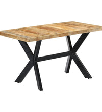 Esstisch 140x70x75 cm Raues Mangoholz