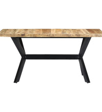 Esstisch 140x70x75 cm Raues Mangoholz