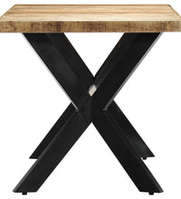 Esstisch 140x70x75 cm Raues Mangoholz