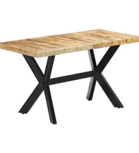 Esstisch 140x70x75 cm Raues Mangoholz