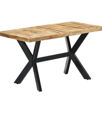 Esstisch 140x70x75 cm Raues Mangoholz