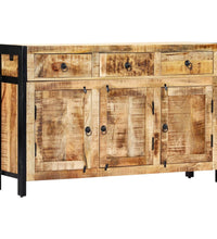 Sideboard 120x35x76 cm Massivholz Mango