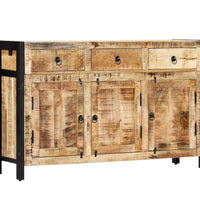 Sideboard 120x35x76 cm Massivholz Mango