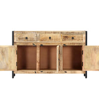 Sideboard 120x35x76 cm Massivholz Mango