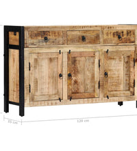 Sideboard 120x35x76 cm Massivholz Mango