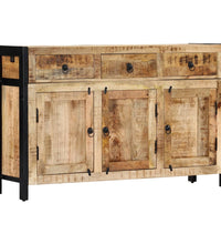 Sideboard 120x35x76 cm Massivholz Mango