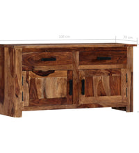 Sideboard 100x30x50 cm Massivholz