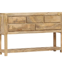 Sideboard 120x30x75 cm Massivholz Mango