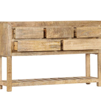 Sideboard 120x30x75 cm Massivholz Mango