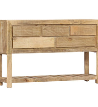 Sideboard 120x30x75 cm Massivholz Mango