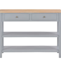 Sideboard Grau 110×35×80 cm MDF