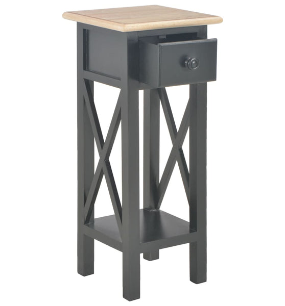Beistelltisch Schwarz 27 x 27 x 65,5 cm Holz
