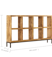 Sideboard 160 x 25 x 95 cm Mangoholz Massiv