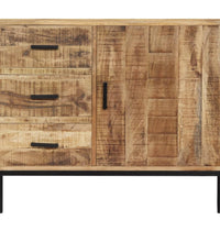 Sideboard 88 x 30 x 71 cm Massivholz Mango