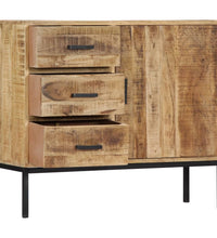 Sideboard 88 x 30 x 71 cm Massivholz Mango