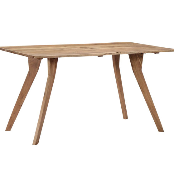 Esstisch 140 x 80 x 76 cm Massivholz Akazie