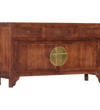 Sideboard 140x40x80 cm Massivholz Akazie