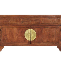 Sideboard 140x40x80 cm Massivholz Akazie