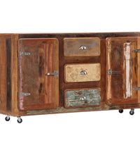 Sideboard 150x43x86 cm Altholz Massiv