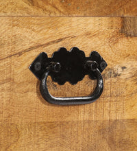 Schuhschrank 86 x 35 x 55 cm Massivholz Mango