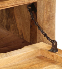 Schuhschrank 86 x 35 x 55 cm Massivholz Mango