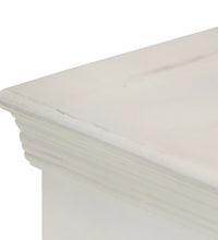 Sideboard Weiß 65x30x75 cm Massivholz Mango