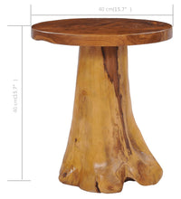 Couchtisch 40×40 cm Massivholz Teak