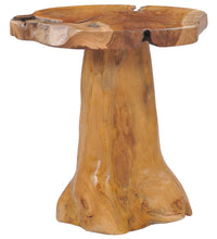 Couchtisch 40×40 cm Massivholz Teak