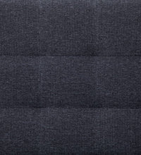 L-förmiges Schlafsofa Dunkelgrau Polyester